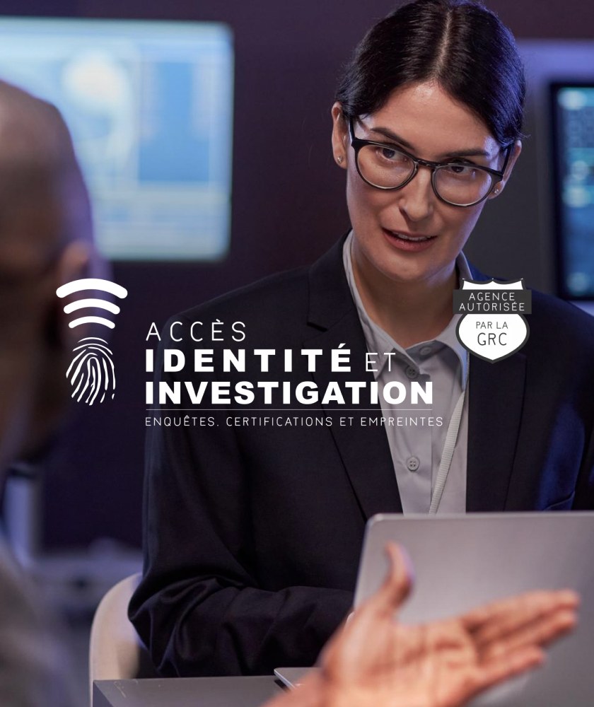 Aperçu du site Accès Identité