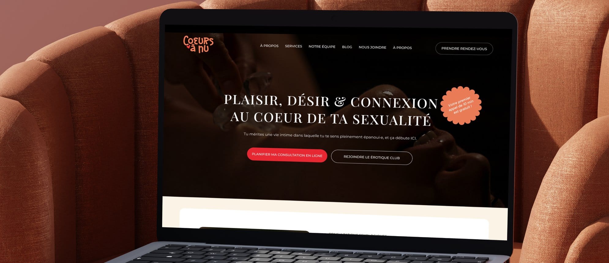 Site web de Cœurs à nu