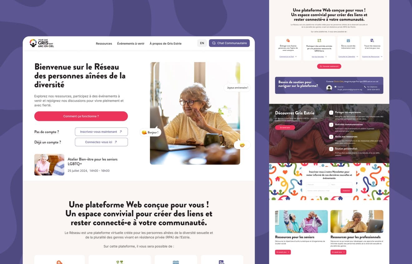 Site web du GRIS Estrie