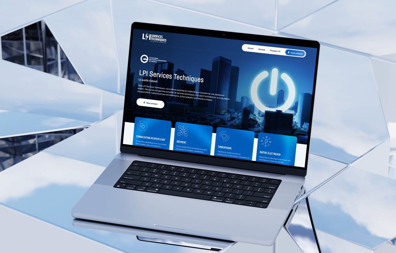 Site web de LPI Services Techniques