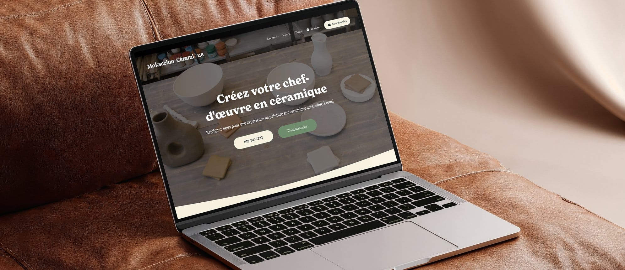 Site web de Mokaccino Céramique