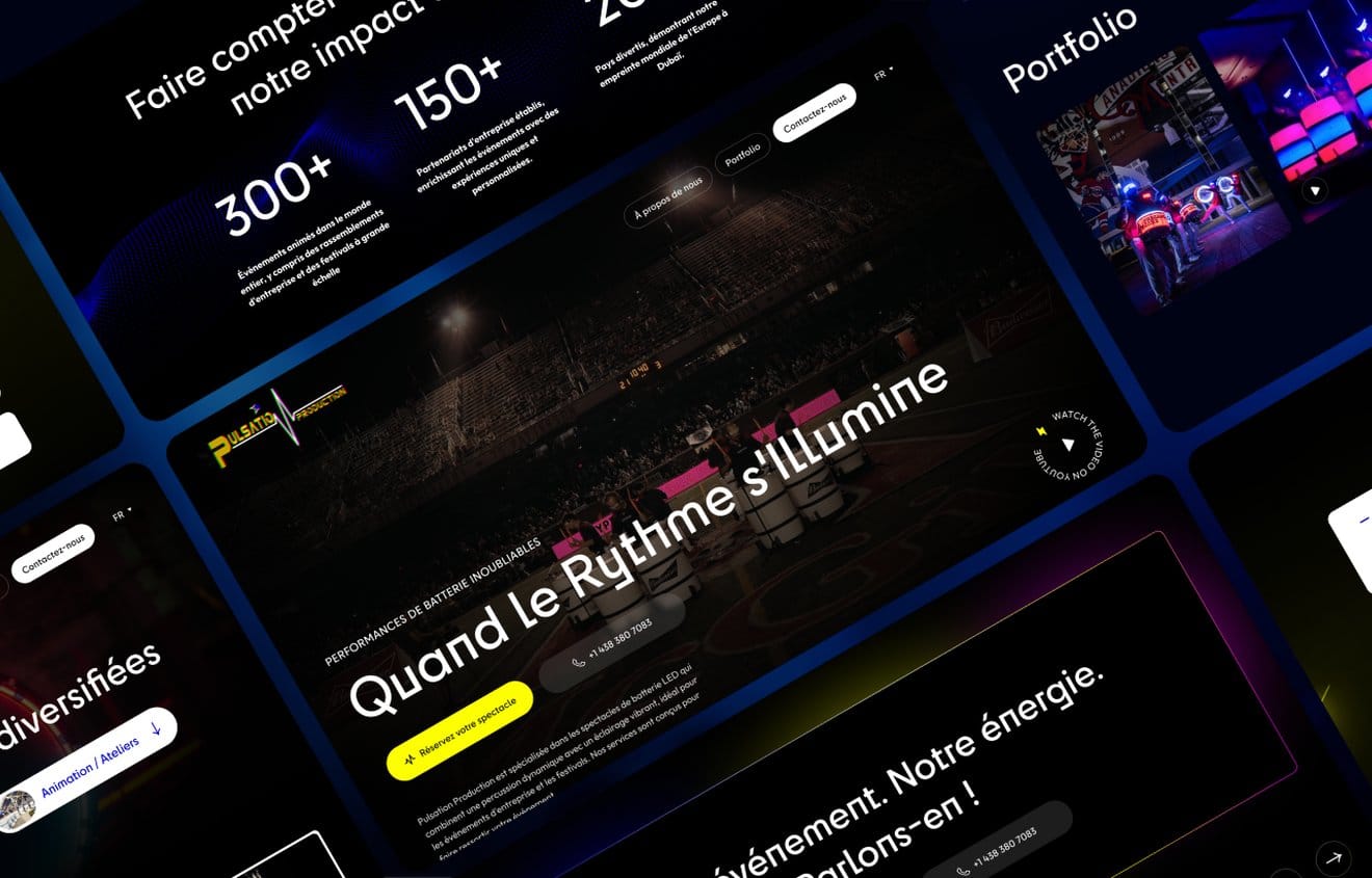 Site web de Pulsation Production
