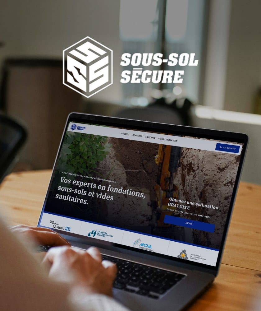 Aperçu du site Sous-sol Sécure
