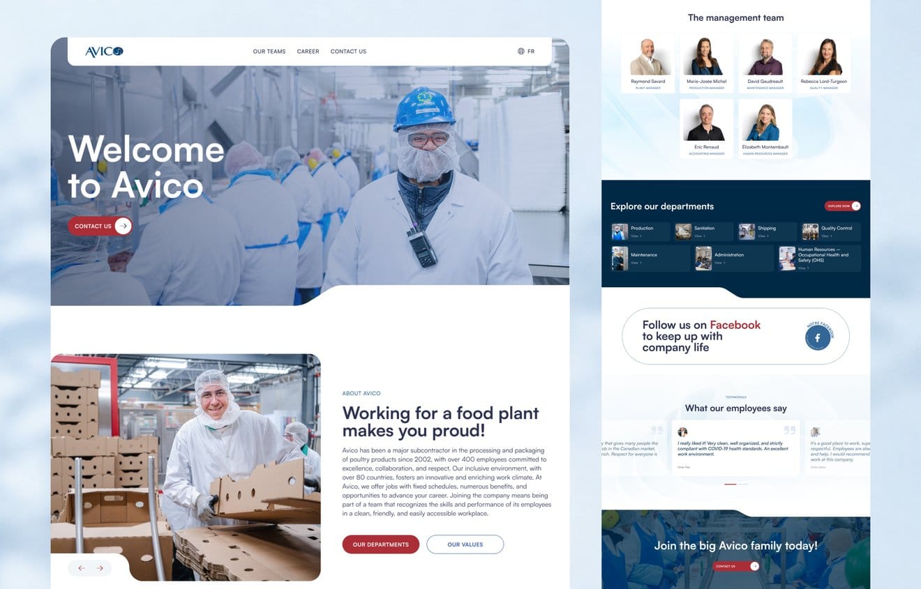 Avico website