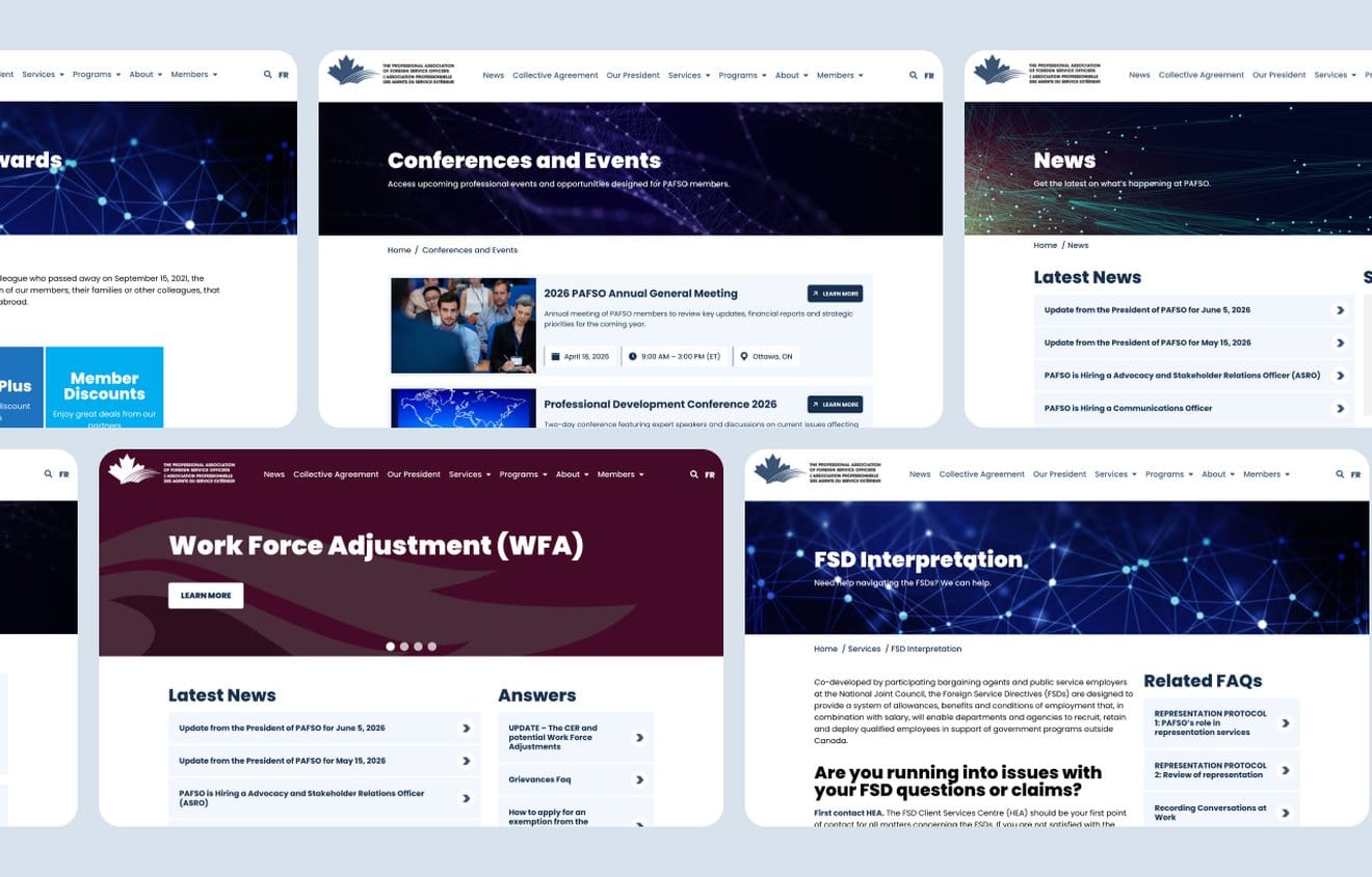 PAFSO website