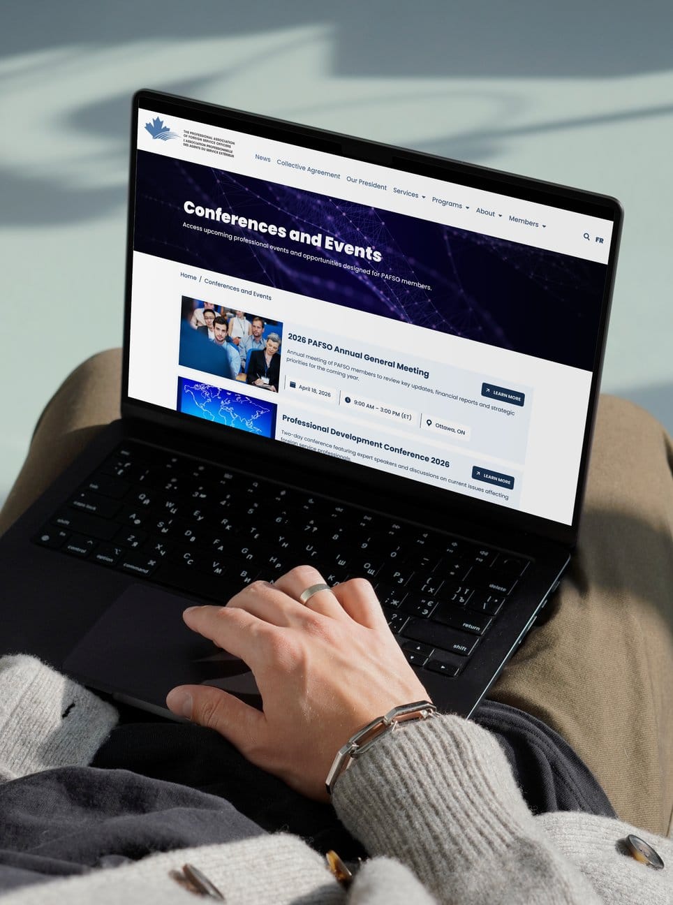 PAFSO website